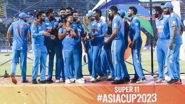 Asia Cup 2023 Final: Watch India’s trophy celebrations after defeating Sri Lanka by 10 wickets
