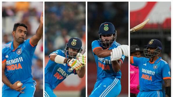 India vs Australia: How R Ashwin, Washington Sundar, Shreyas Iyer and Suryakumar Yadav fared in ODI series