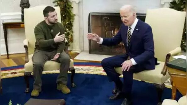 US aid to Ukraine may hit a road block if Congress spending bill logjam continues