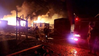 Nagorno-Karabakh: More than 200 people injured after blast at fuel depot