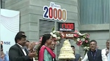 NSE celebrates as Nifty touches 20,000-mark for first time ever