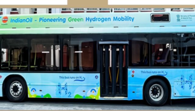 Union Minister Hardeep S Puri to flag off India's first green hydrogen fuel cell bus Union Minister Hardeep S Puri to flag off India's first green hydrogen fuel cell bus