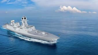 Indian Navy's stealth frigate Mahendragiri launched
