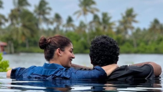 Jawan: Nayanthara's pool side relaxation with husband Vignesh Shivan is 'Bliss' Jawan: Nayanthara's pool side relaxation with husband Vignesh Shivan is 'Bliss'