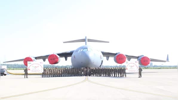 Indian army contingents participating in joint military exercise ‘Yudh Abhyas 2023’ leave for Alaska