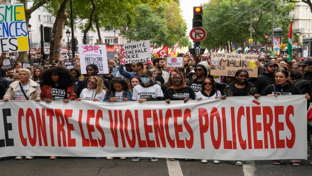 Thousands march in France to protest against police violence Thousands march in France to protest against police violence