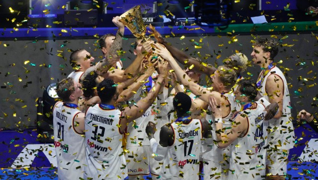 Germany win Basketball World Cup for first time, hold off Serbia 83-77 for gold medal Germany win Basketball World Cup for first time, hold off Serbia 83-77 for gold medal