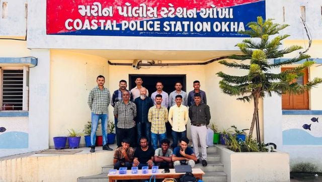 3 Iranians among 5 arrested off Gujarat coast, cops seize satellite phone, drugs 3 Iranians among 5 arrested off Gujarat coast, cops seize satellite phone, drugs