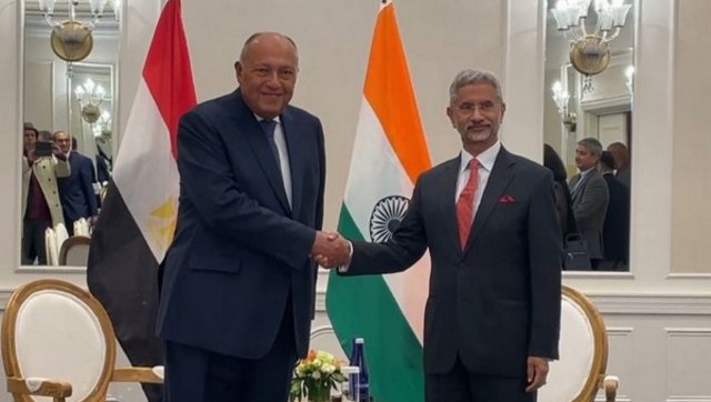 EAM Jaishankar holds dialogue with Egypt foreign minister on UNGA eve EAM Jaishankar holds dialogue with Egypt foreign minister on UNGA eve