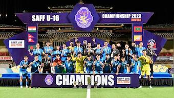 SAFF U-16 Championship: India crowned champions after 2-0 win over Bangladesh in final