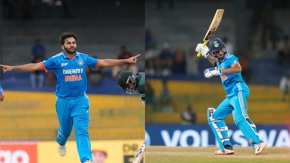 India vs Bangladesh, Asia Cup: Shardul Thakur shines with three-fer, Tilak Varma, SKY flop with bat