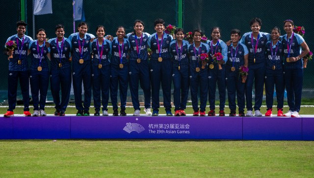 Asian Games 2023: India win gold in women's cricket, men's 10m air rifle team events on Day 2, stretch medal count to 11 Asian Games 2023: India win gold in women's cricket, men's 10m air rifle team events on Day 2, stretch medal count to 11