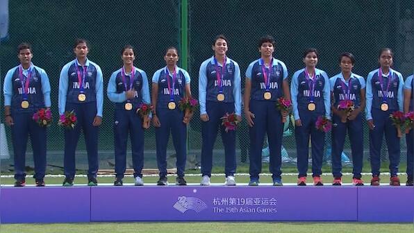 Asian Games 2023 Day 2 Highlights: India women's cricket team and men's 10m air rifle team strike gold