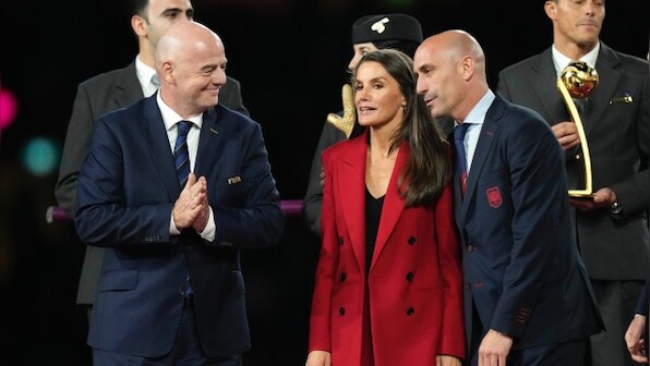 Luis Rubiales kiss 'should never have happened', says FIFA chief Gianni Infantino