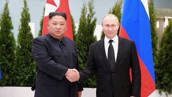 Kim Jong Un meets Putin in Russia as North Korea launches missiles