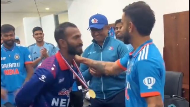 Asia Cup 2023: Virat Kohli, Hardik Pandya felicitate Nepal cricketers, heartwarming gesture wins internet Asia Cup 2023: Virat Kohli, Hardik Pandya felicitate Nepal cricketers, heartwarming gesture wins internet