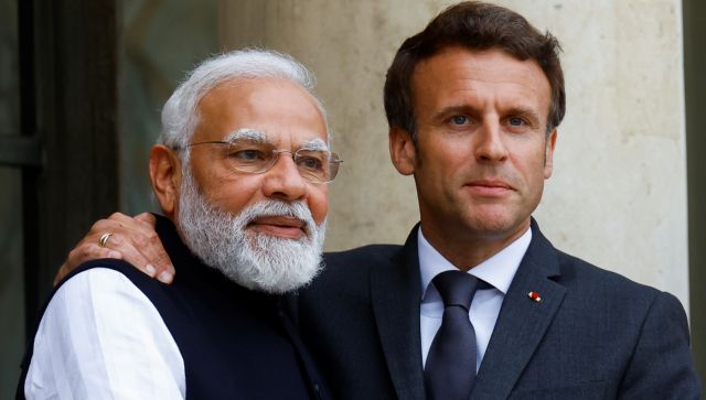 PM Modi hosts bilateral meet for France’s Macron, leaders pledge to boost defence ties PM Modi hosts bilateral meet for France’s Macron, leaders pledge to boost defence ties