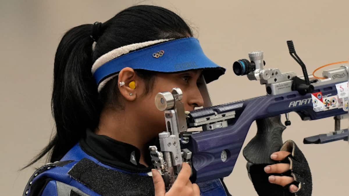 National Games 2023: Mehuli Ghosh wins gold in women's 10m air rifle ...