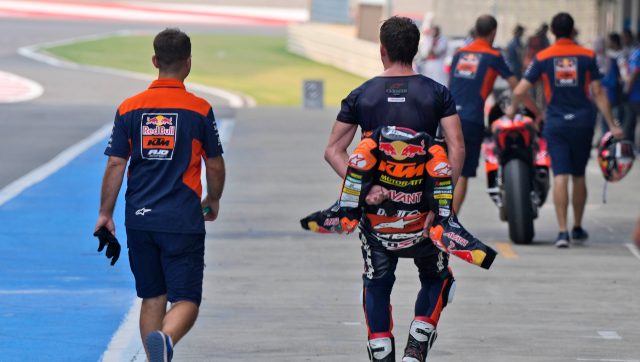 MotoGP race in India shortened after riders rail at 'horrible' heat MotoGP race in India shortened after riders rail at 'horrible' heat