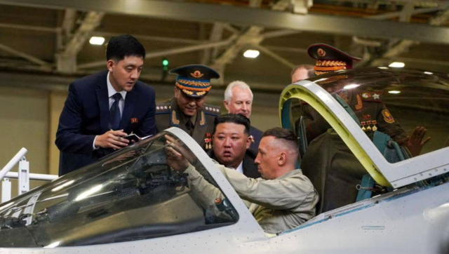 North Korea's Kim inspects Russian fighter jet plant under Western sanctions North Korea's Kim inspects Russian fighter jet plant under Western sanctions