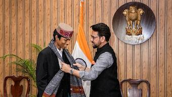 Watch: Praggnanandhaa felicitated by Sports Minister Anurag Thakur, chess prodigy 'happy' to see the sport grow