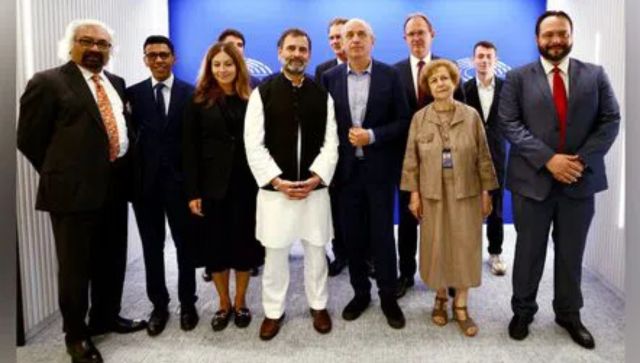 Rahul Gandhi meets members of European Parliament in Brussels, Manipur situation among topics discussed Rahul Gandhi meets members of European Parliament in Brussels, Manipur situation among topics discussed