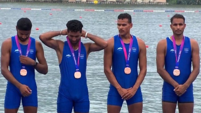 Asian Games 2023: India win bronze medal in Men's Four, Quadruple sculls events Asian Games 2023: India win bronze medal in Men's Four, Quadruple sculls events