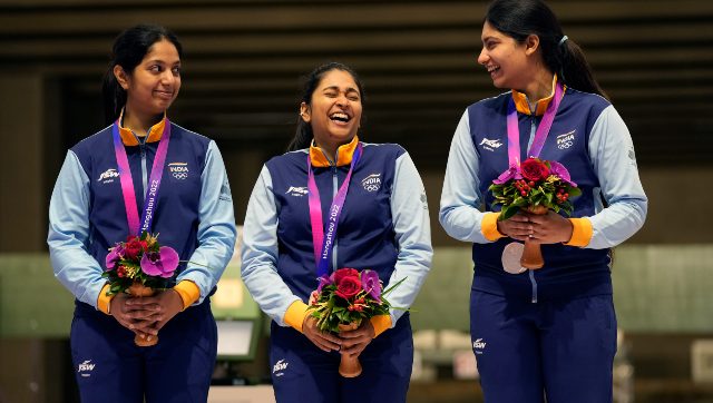 Asian Games 2023: Indian women's team wins 10m air rifle silver, Ramita Jindal adds individual bronze Asian Games 2023: Indian women's team wins 10m air rifle silver, Ramita Jindal adds individual bronze