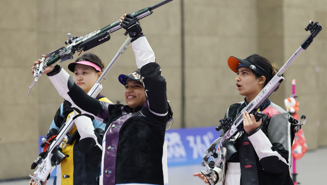 Asian Games 2023: Sift Kaur Samra wins gold in 50m rifle 3 positions, Indian women's 25m pistol team grabs top spot Asian Games 2023: Sift Kaur Samra wins gold in 50m rifle 3 positions, Indian women's 25m pistol team grabs top spot