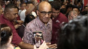 Singapore’s Indian-origin ex-minister Tharman Shanmugaratnam wins presidential polls