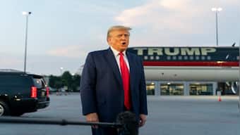 Trump pleads not guilty in Georgia election case, seeks to sever his case from others