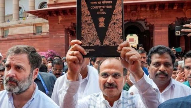 'Original copy of Constitution given to MPs': BJP on Cong’s claim of ‘socialist’, ‘secular’ missing in Preamble 'Original copy of Constitution given to MPs': BJP on Cong’s claim of ‘socialist’, ‘secular’ missing in Preamble