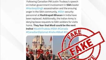 'Fake & shared to create disharmony': Govt debunks false anti-Sikh claims after India-Canada row over Nijjar killing