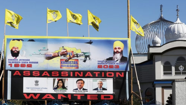 Canada gurudwara asked to take down posters calling for the killing of three Indian envoys Canada gurudwara asked to take down posters calling for the killing of three Indian envoys