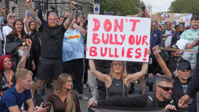 'Save Our Bullies' and 'Muzzle Rishi': Londoners protest as Rishi Sunak government proposes ban on XL bully dogs 'Save Our Bullies' and 'Muzzle Rishi': Londoners protest as Rishi Sunak government proposes ban on XL bully dogs