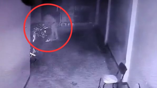 WATCH: CCTV reveals Meerut cops planted pistol in teacher's bike to later arrest him