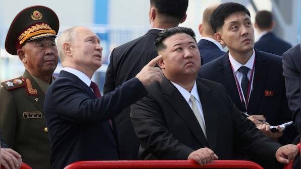 'North Korea support sacred battle with the West," Kim Jong Un tells Russian President Putin