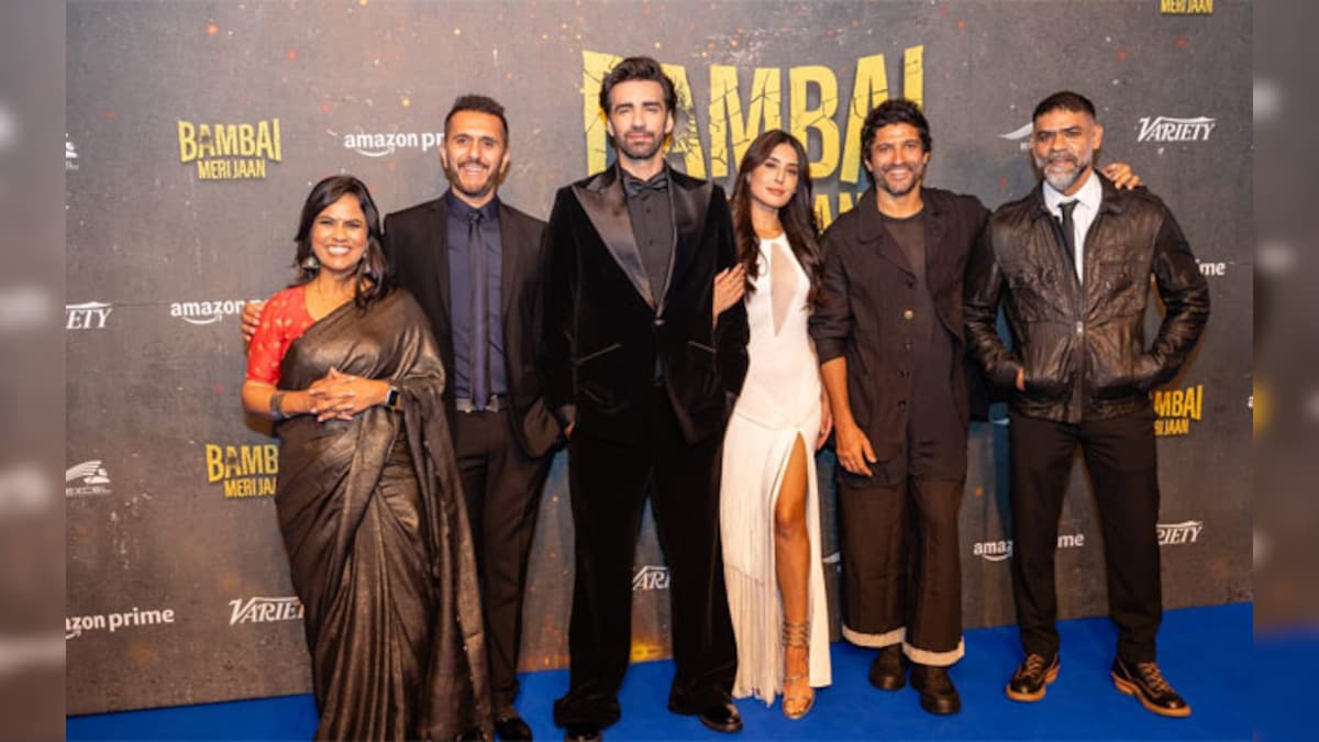 Farhan Akhtar, Avinash Tiwary, and Kritika Kamra grace the London premiere of their show 'Bambai Meri Jaan'