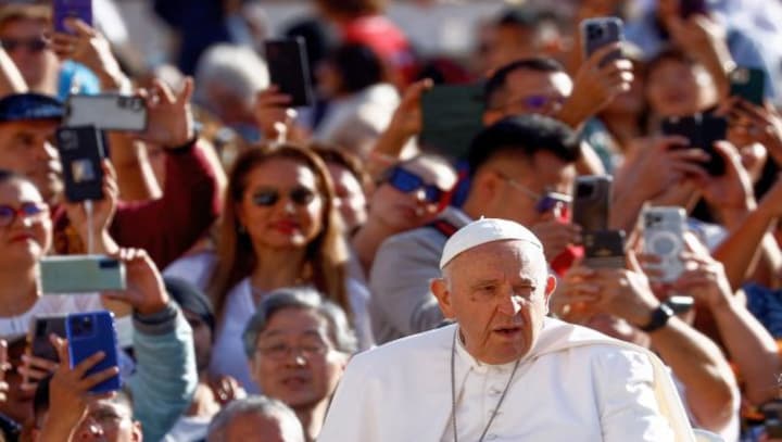 Pope says two-state solution needed for Israel-Palestine