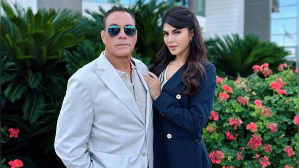 Jacqueline Fernandez drops photo with Jean-Claude Van Damme, Varun Dhawan lauds her for 'breaking boundaries'