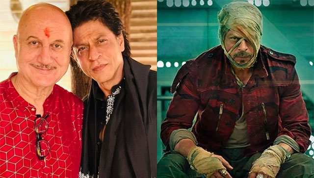 Jawan: Anupam Kher lauds Shah Rukh Khan's blockbuster in 'Dilwale Dulhania Le Jayenge' style Jawan: Anupam Kher lauds Shah Rukh Khan's blockbuster in 'Dilwale Dulhania Le Jayenge' style