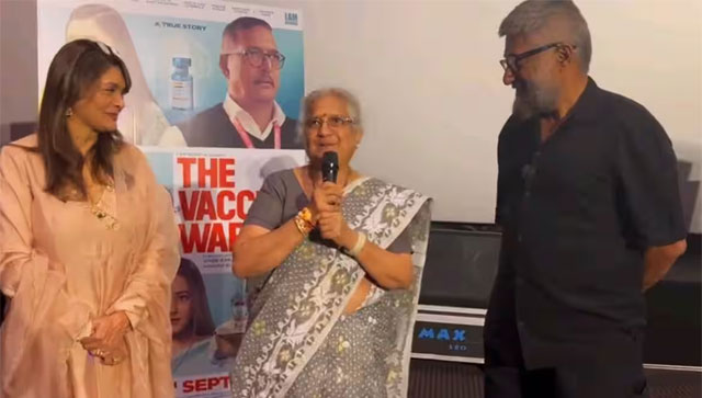 Sudha Murty on Vivek Agnihotri's film 'The Vaccine War': 'It will educate people about vaccines against Covid-19' Sudha Murty on Vivek Agnihotri's film 'The Vaccine War': 'It will educate people about vaccines against Covid-19'