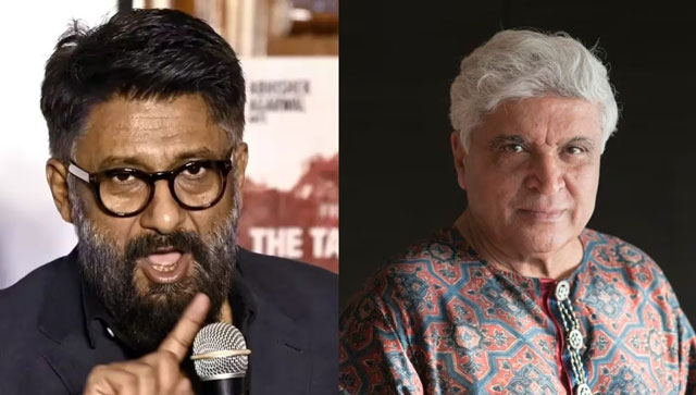 Vivek Agnihotri reveals Javed Akhtar messaged him after seeing 'The Vaccine War' promotions at Times Square Vivek Agnihotri reveals Javed Akhtar messaged him after seeing 'The Vaccine War' promotions at Times Square
