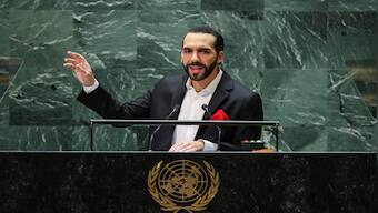 EL Salvador President Nayib Bukele of Palestinian ancestry calls Hamas ‘criminals'