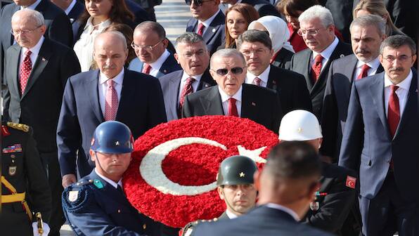 Amid Israel-Hamas war, Prez Recep Tayyip Erdogan vows victory over 'imperialists' on Turkey's centenary