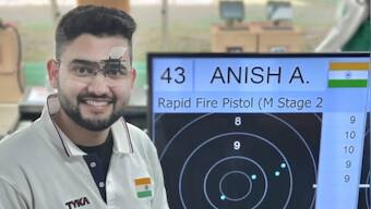 Asian Shooting Championships: Anish Bhanwala clinches Olympic quota with 25m rapid pistol fire bronze
