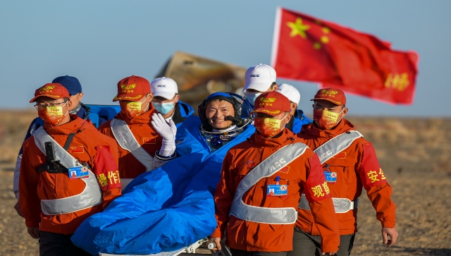 Three astronauts return to Earth after six-month stay on China's space station Three astronauts return to Earth after six-month stay on China's space station