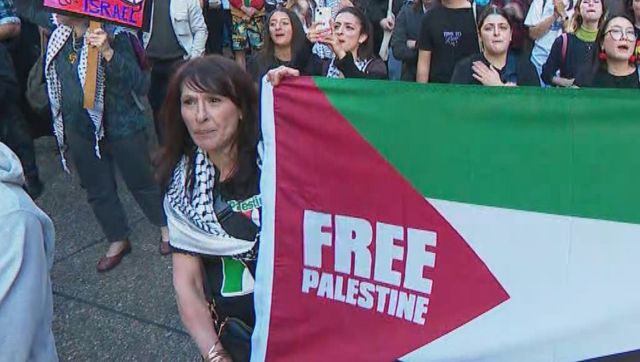 Australia embarrassed as Sydney man arrested for waving Israeli flag at pro-Palestine rally; Opera House under siege Australia embarrassed as Sydney man arrested for waving Israeli flag at pro-Palestine rally; Opera House under siege
