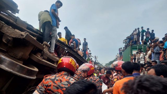 Bangladesh train accident: 20 killed, over 100 injured as intercity, freight trains collide in Bhairab Bangladesh train accident: 20 killed, over 100 injured as intercity, freight trains collide in Bhairab