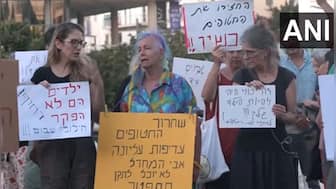 Israel: Locals hold demonstration in Tel Aviv, urge govt for prisoner exchange with Hamas